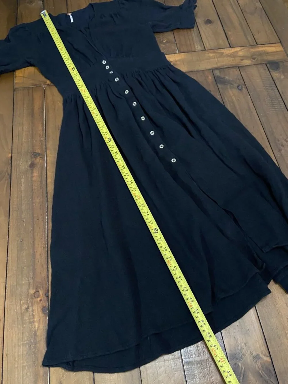 ✨ Free People "Love of My Life" Midi Dress - Black - Small✨ - Picture 8 of 12
